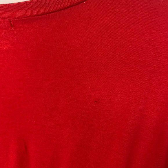 Garage Coca-Cola Coke Brand Logo Red cropped T-shirt Top Women’s G / L Large - Picture 5 of 5